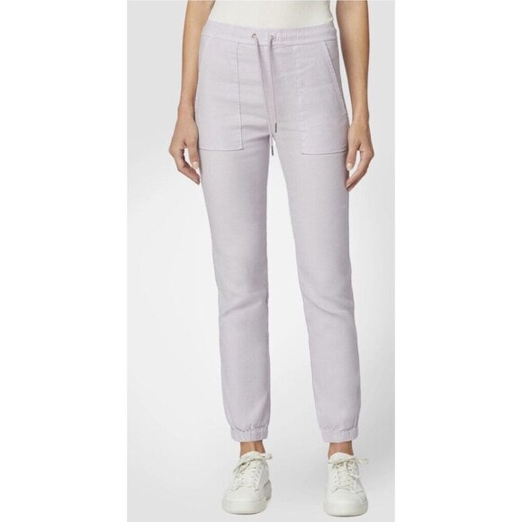 Hudson Los Angeles Womens Lilac Pockets Drawstring Pull On Jogger Pants Size 25 - Picture 1 of 12
